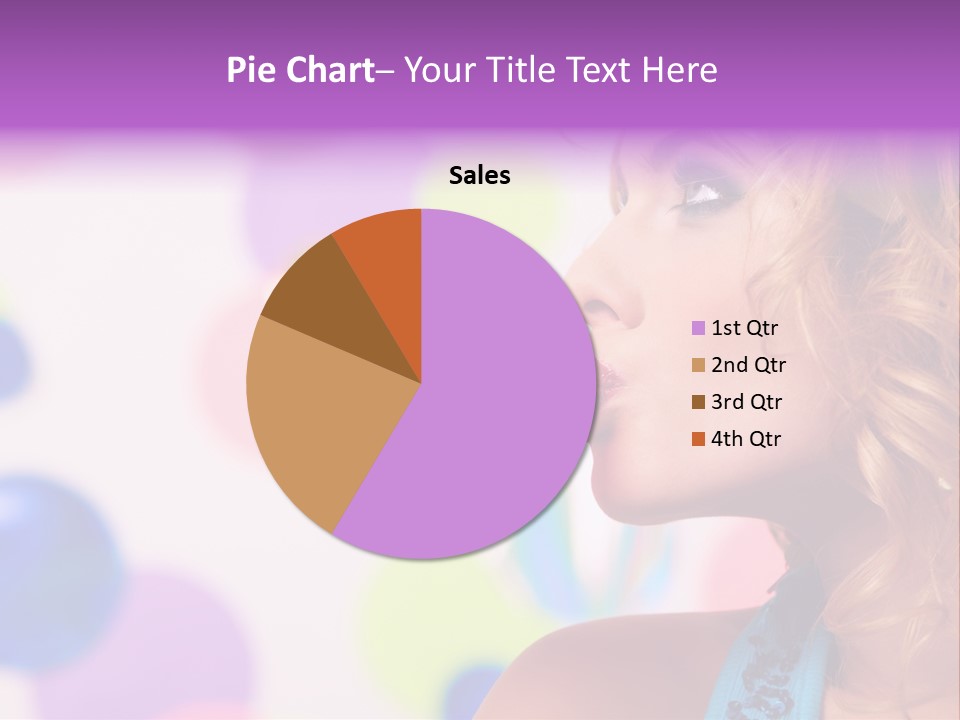 Blowing Bubble Gum PowerPoint Template