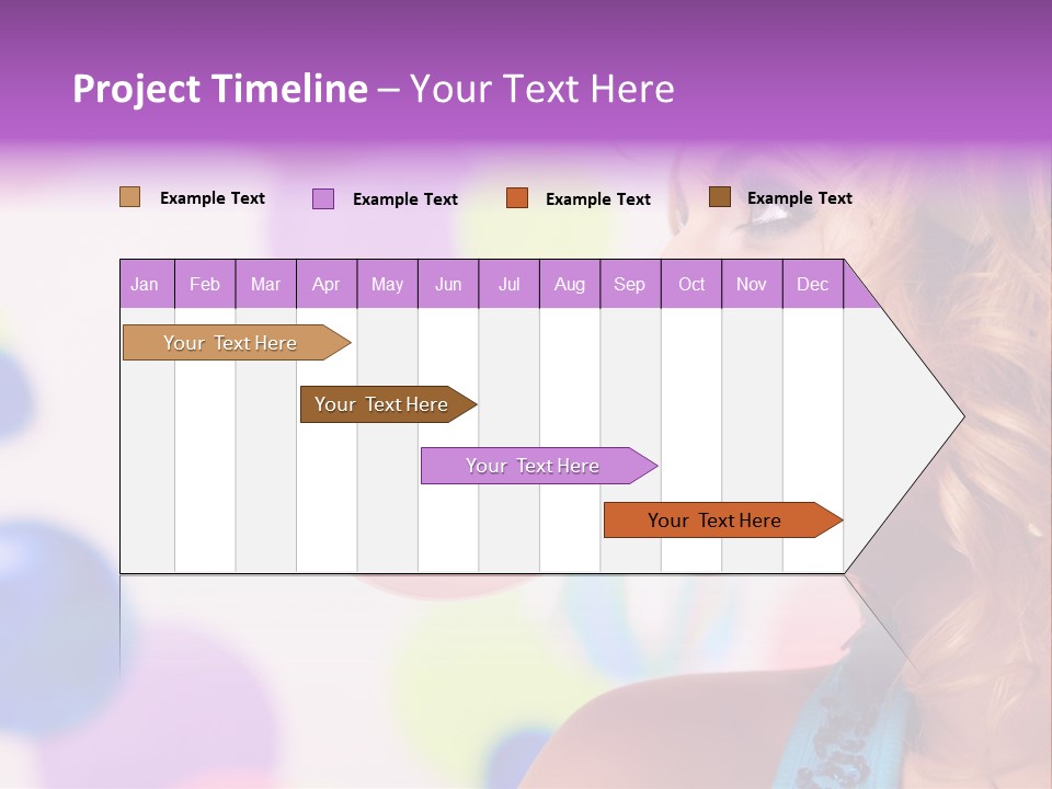 Blowing Bubble Gum PowerPoint Template