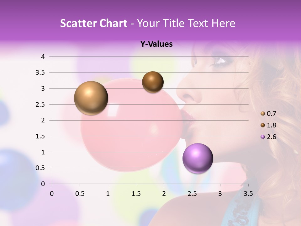 Blowing Bubble Gum PowerPoint Template