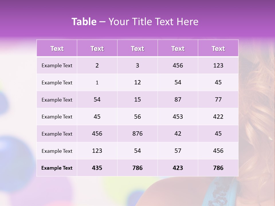 Blowing Bubble Gum PowerPoint Template