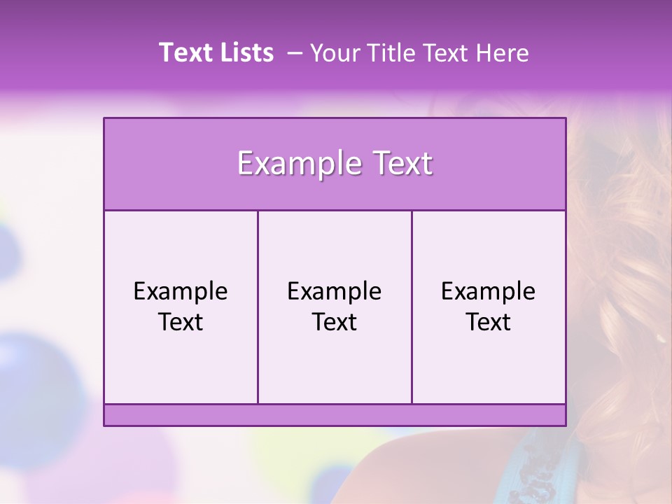 Blowing Bubble Gum PowerPoint Template