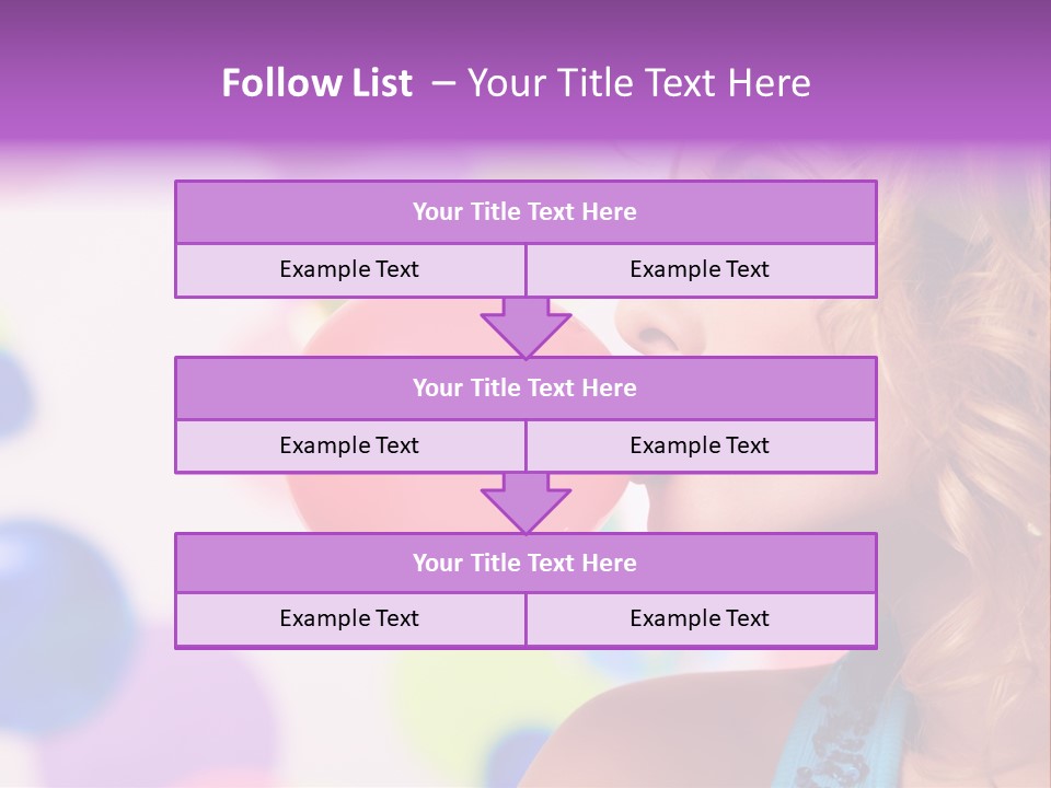 Blowing Bubble Gum PowerPoint Template