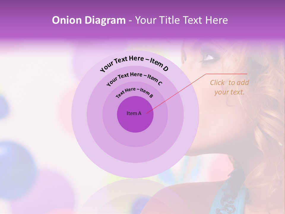 Blowing Bubble Gum PowerPoint Template