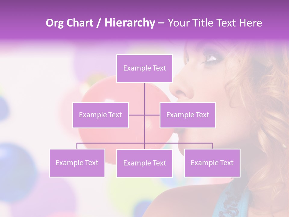 Blowing Bubble Gum PowerPoint Template