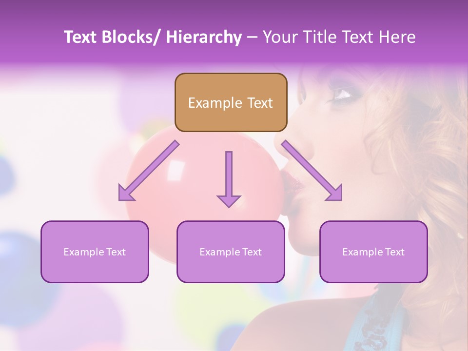 Blowing Bubble Gum PowerPoint Template