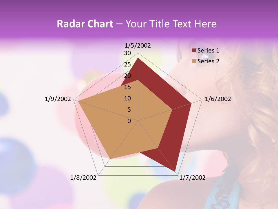 Blowing Bubble Gum PowerPoint Template