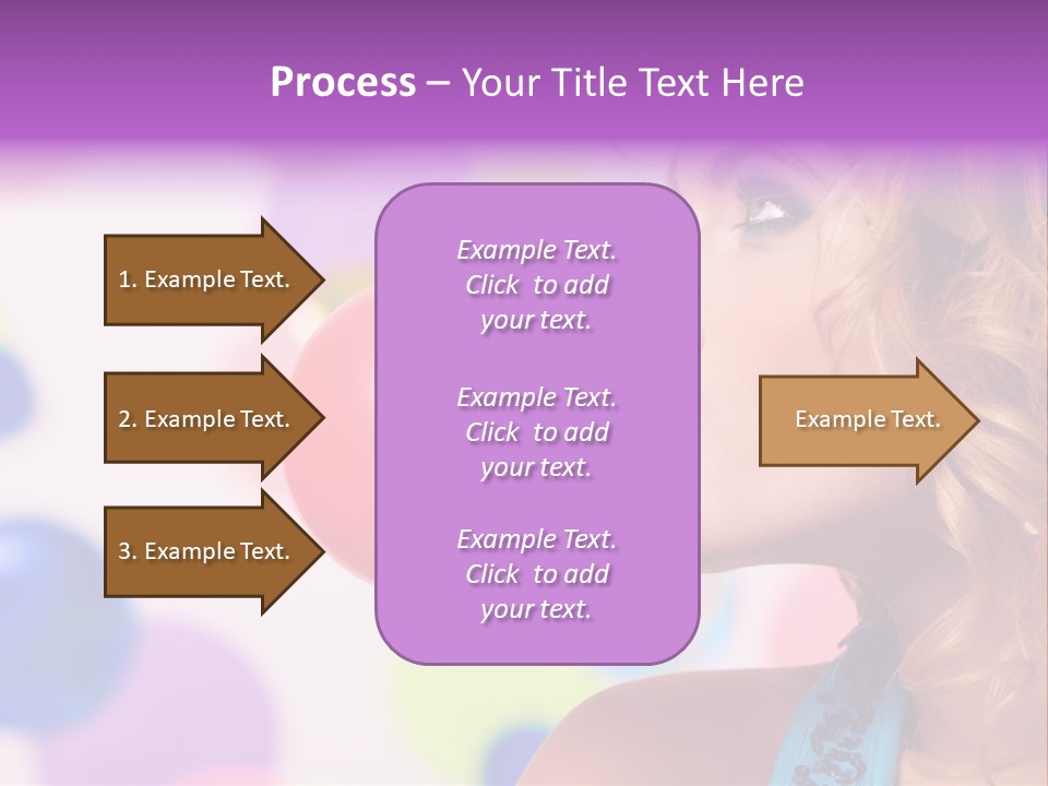 Blowing Bubble Gum PowerPoint Template