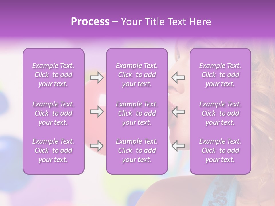 Blowing Bubble Gum PowerPoint Template