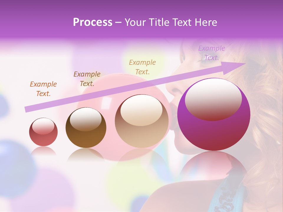 Blowing Bubble Gum PowerPoint Template