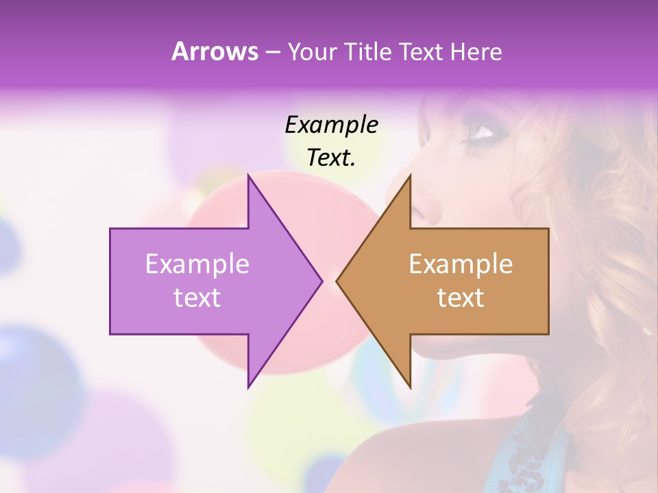 Blowing Bubble Gum PowerPoint Template