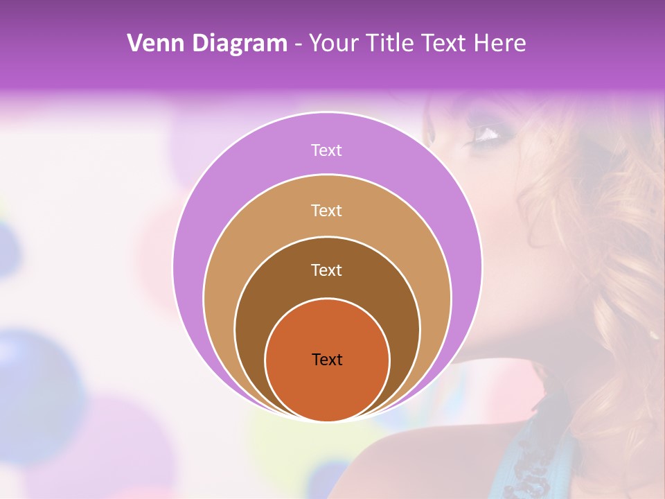 Blowing Bubble Gum PowerPoint Template