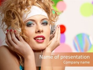 Positive Person Makeup PowerPoint Template