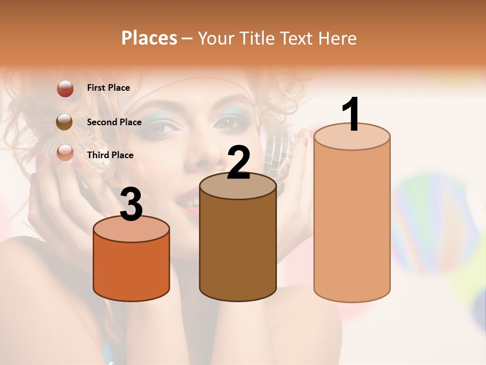 Positive Person Makeup PowerPoint Template