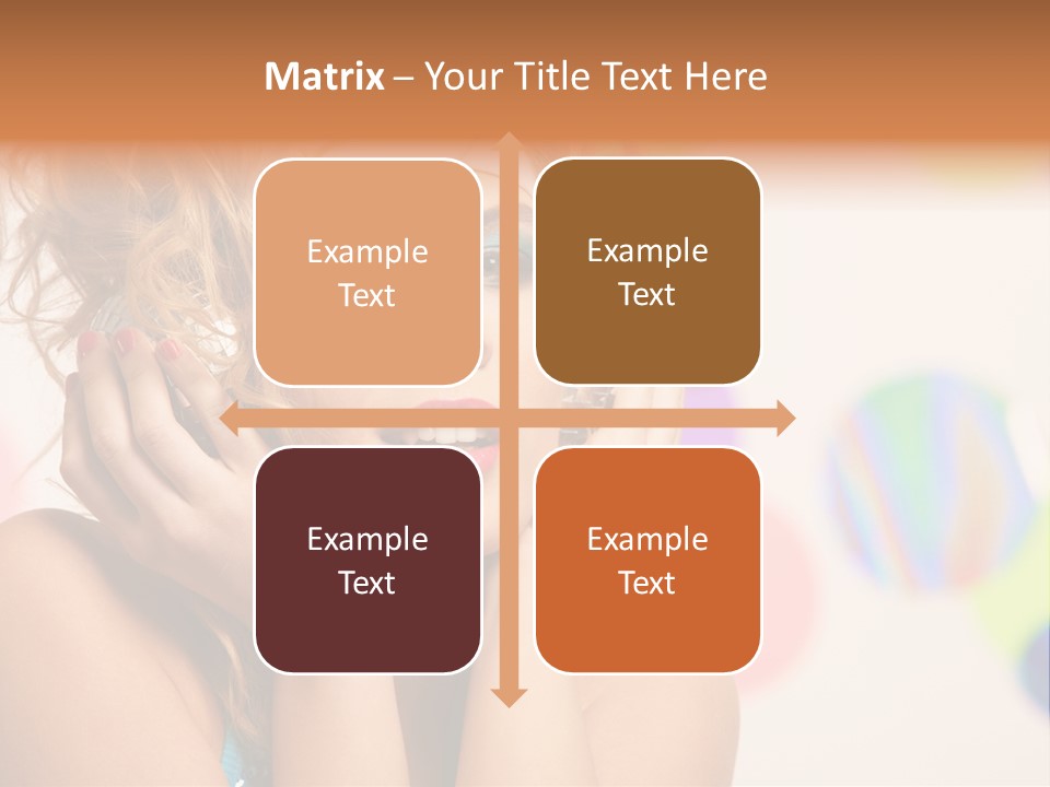 Positive Person Makeup PowerPoint Template