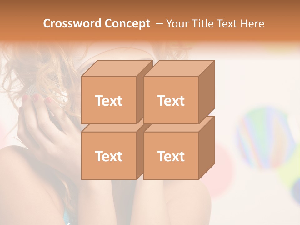 Positive Person Makeup PowerPoint Template