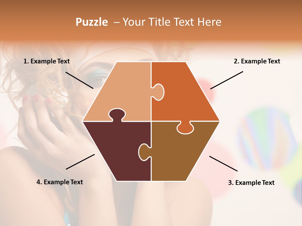 Positive Person Makeup PowerPoint Template