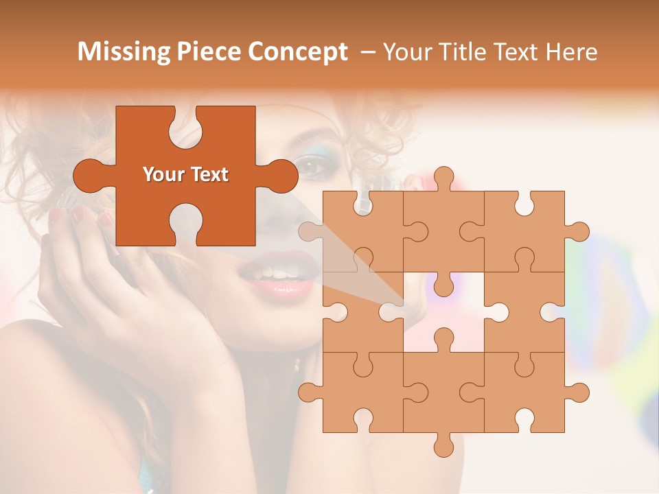 Positive Person Makeup PowerPoint Template