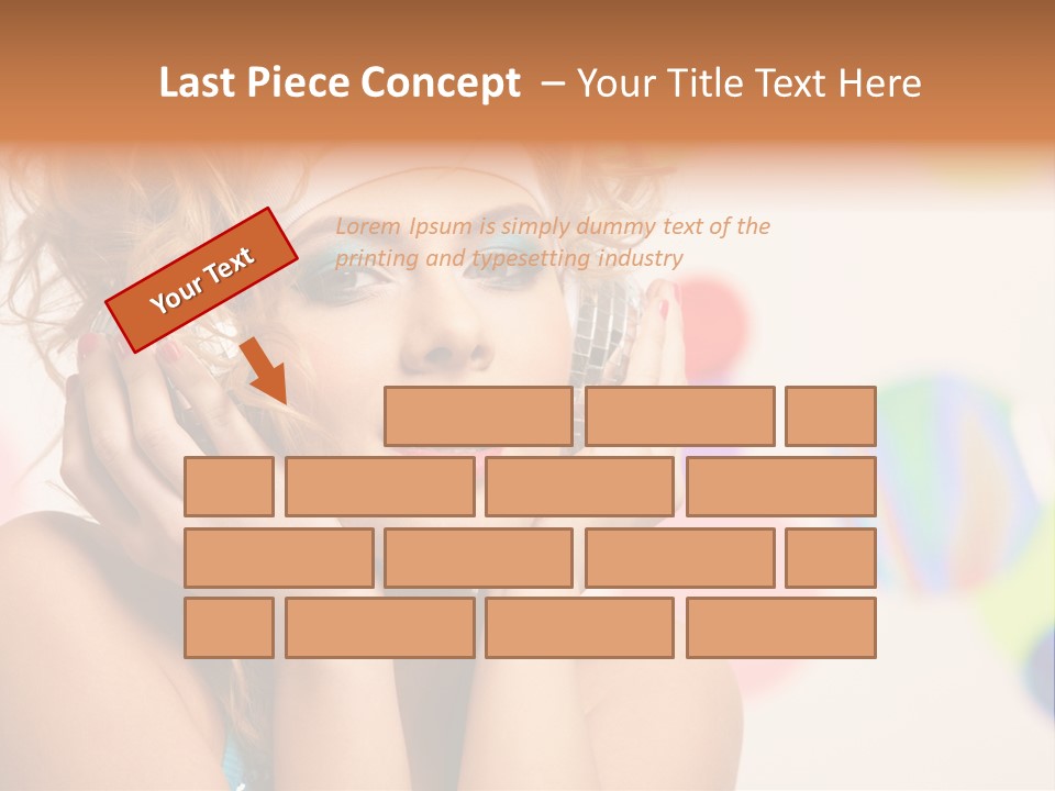 Positive Person Makeup PowerPoint Template