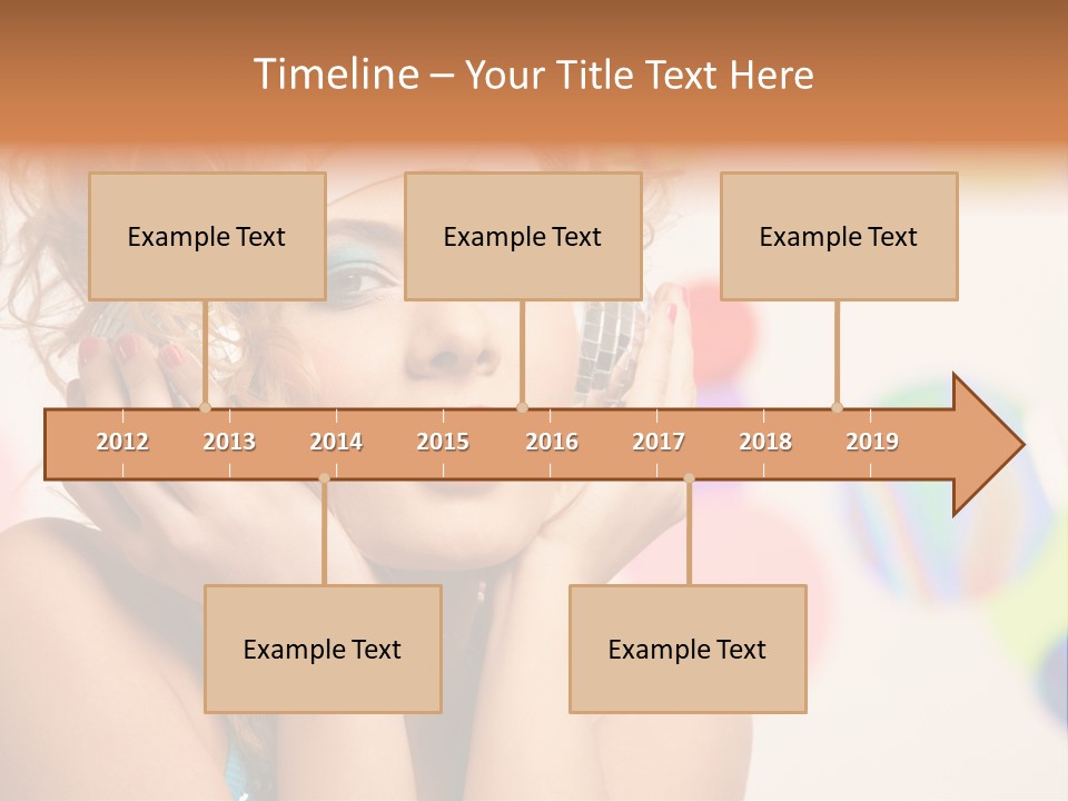 Positive Person Makeup PowerPoint Template