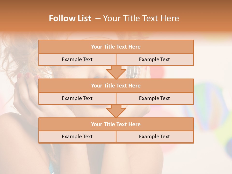 Positive Person Makeup PowerPoint Template