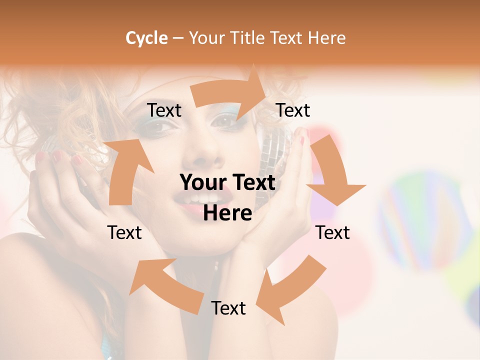 Positive Person Makeup PowerPoint Template