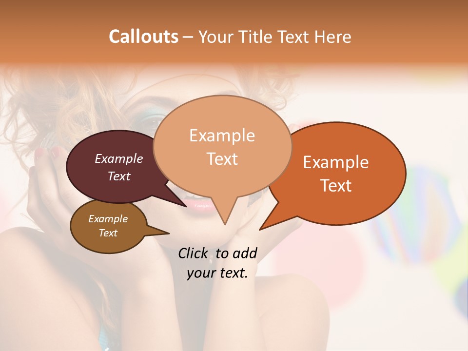 Positive Person Makeup PowerPoint Template