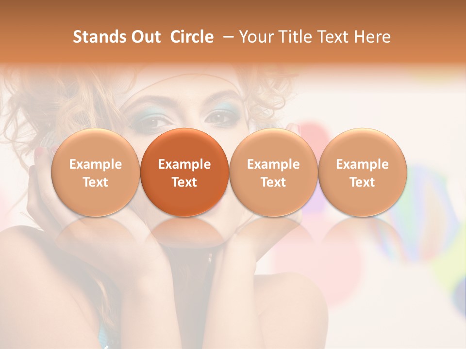 Positive Person Makeup PowerPoint Template