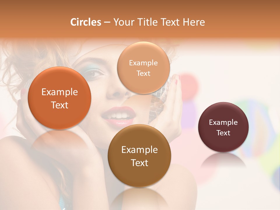 Positive Person Makeup PowerPoint Template