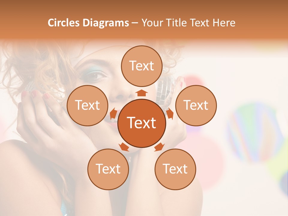 Positive Person Makeup PowerPoint Template