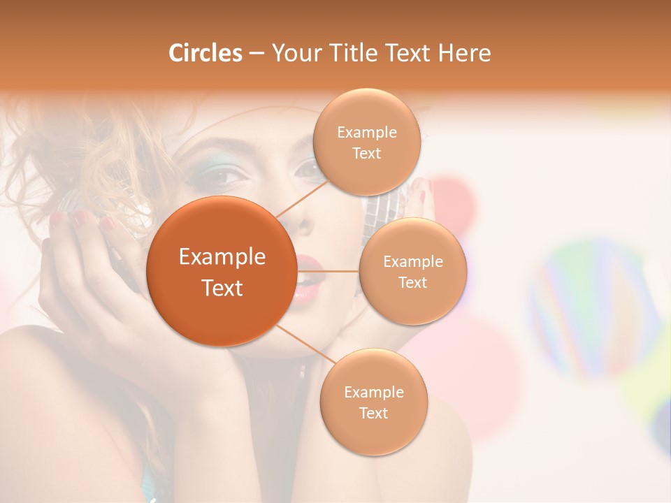 Positive Person Makeup PowerPoint Template