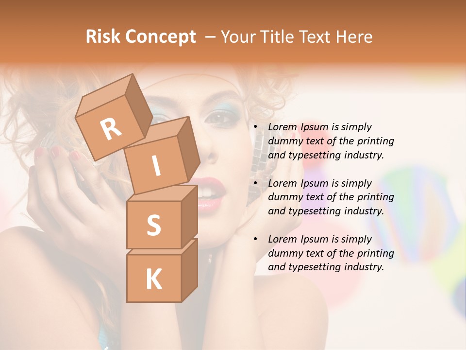 Positive Person Makeup PowerPoint Template