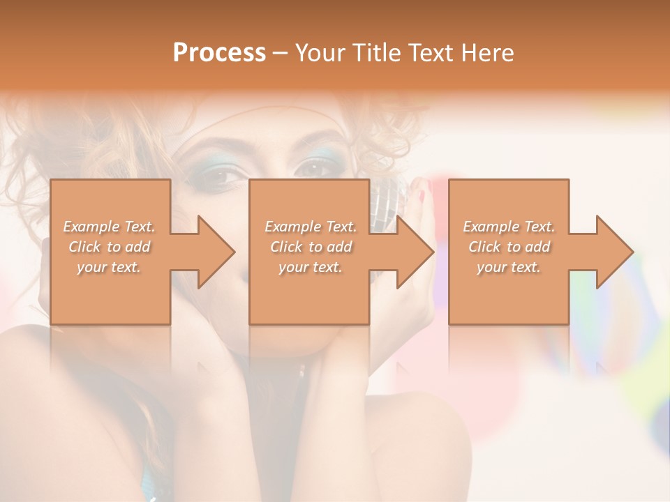 Positive Person Makeup PowerPoint Template