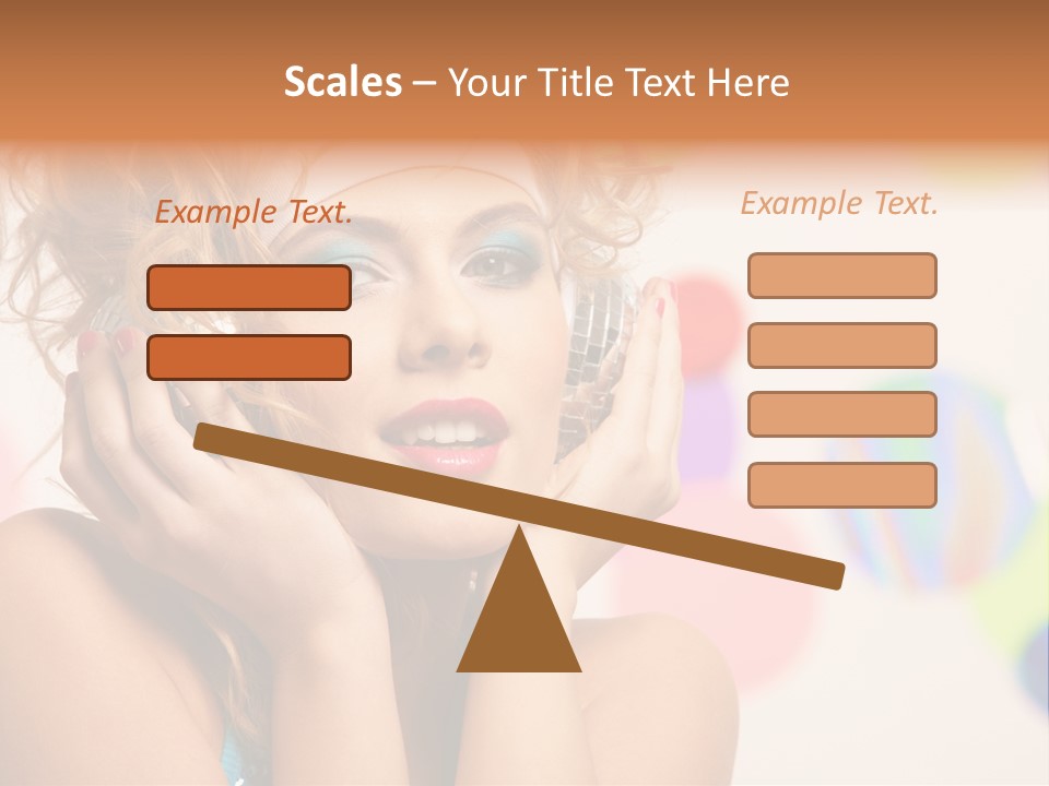 Positive Person Makeup PowerPoint Template