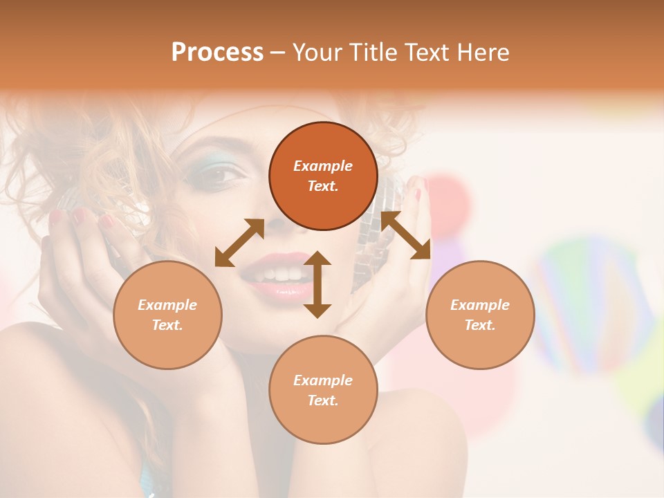 Positive Person Makeup PowerPoint Template