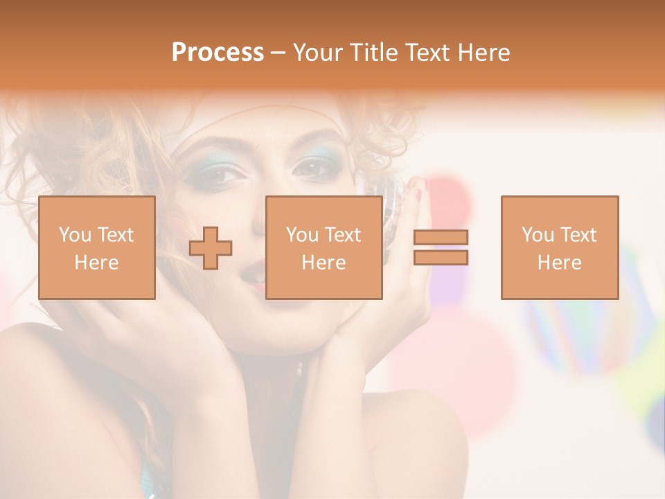 Positive Person Makeup PowerPoint Template