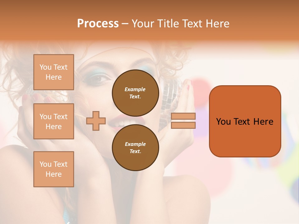 Positive Person Makeup PowerPoint Template