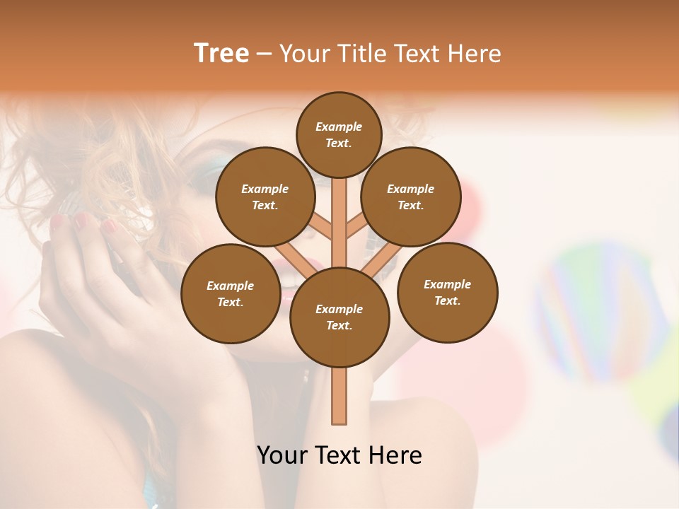 Positive Person Makeup PowerPoint Template