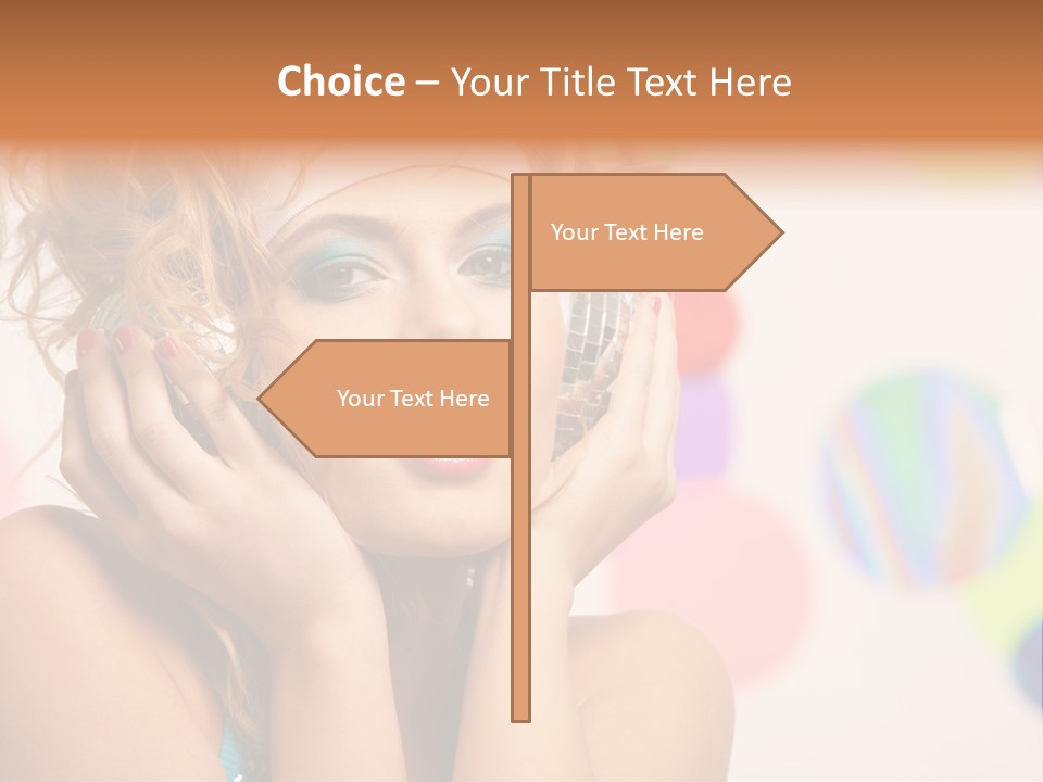 Positive Person Makeup PowerPoint Template