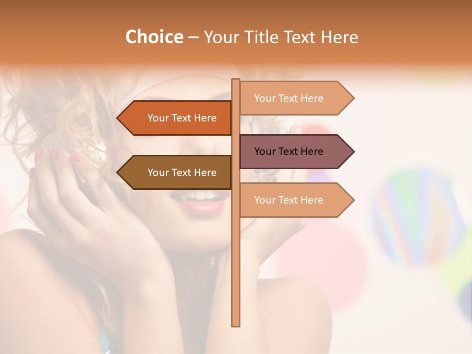 Positive Person Makeup PowerPoint Template