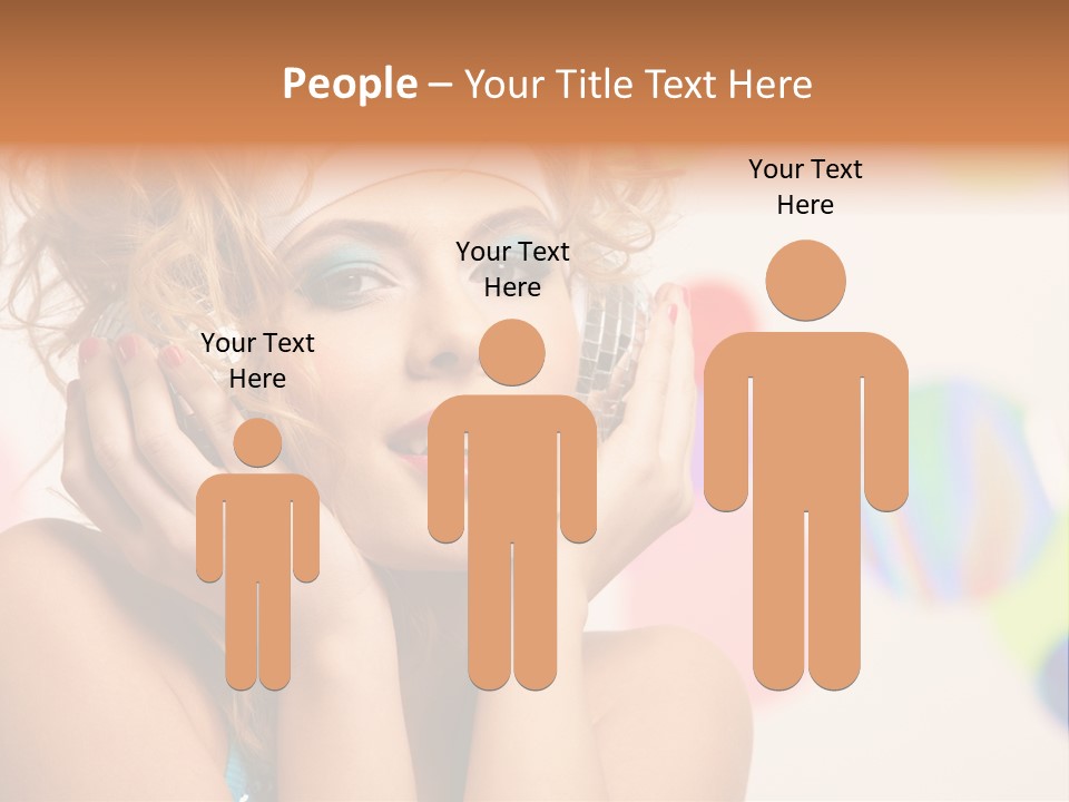 Positive Person Makeup PowerPoint Template