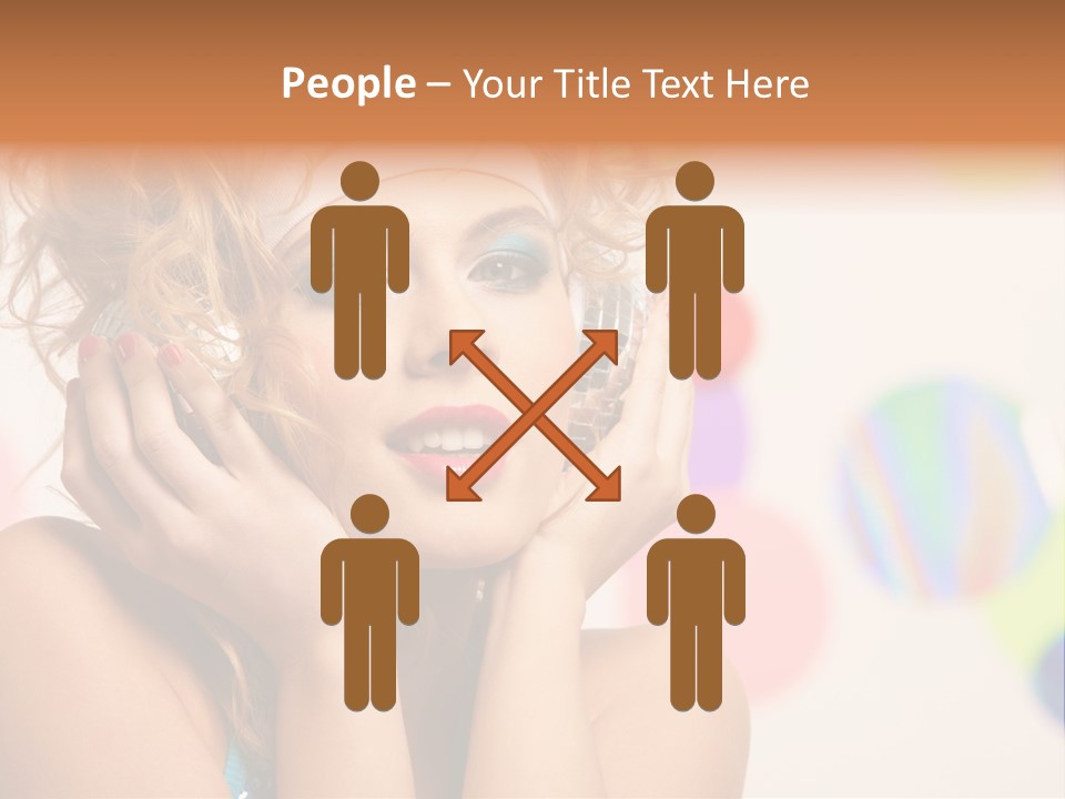 Positive Person Makeup PowerPoint Template
