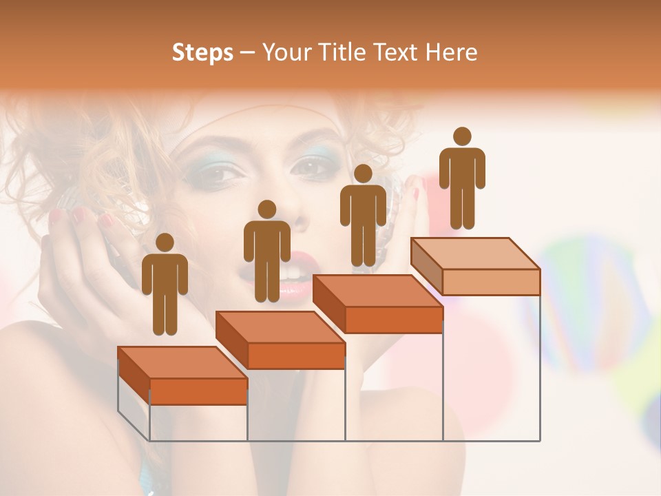 Positive Person Makeup PowerPoint Template