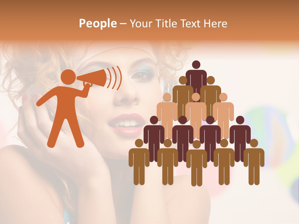 Positive Person Makeup PowerPoint Template