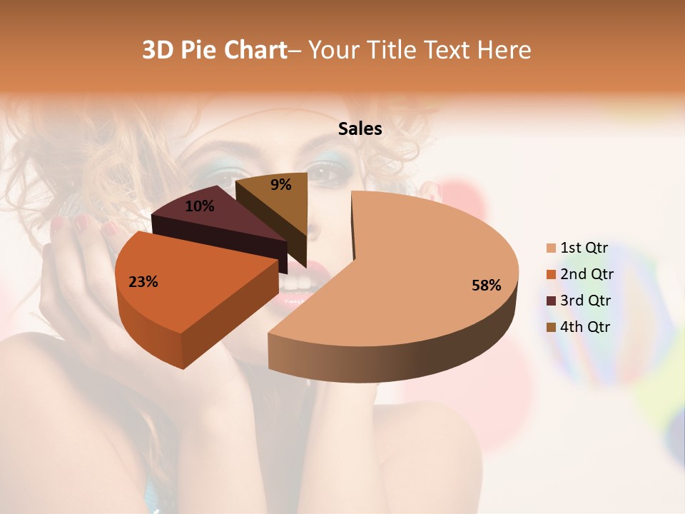 Positive Person Makeup PowerPoint Template