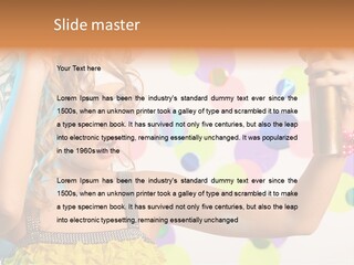 Fashionable Woman Pink PowerPoint Template