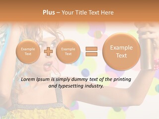Fashionable Woman Pink PowerPoint Template