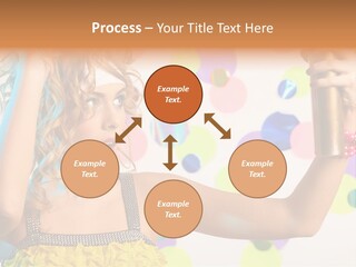 Fashionable Woman Pink PowerPoint Template