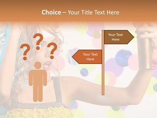 Fashionable Woman Pink PowerPoint Template