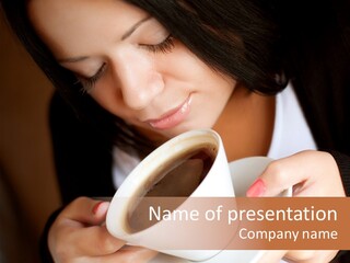 Tasting Coffee PowerPoint Template