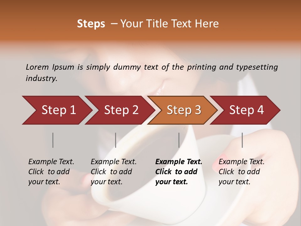 Tasting Coffee PowerPoint Template